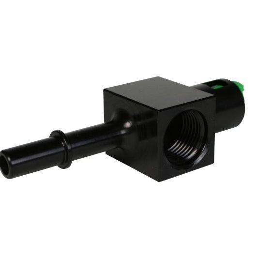 Aeromotive 15121 - AER15121 - Aeromotive 3/8in Quick Connect with AN-08 port and 1/8in gauge port - Shipped in Europe - Tuningsupply.com