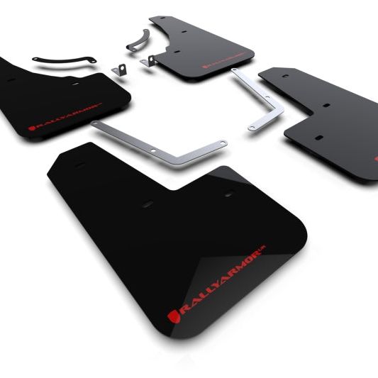 Rally Armor MF107-UR-BLK-RD - RALMF107-UR-BLK-RD - Rally Armor 23-25 Mazda CX-50 (Will Not Fit CX-5) Black UR Mud Flap W/Red Logo - Shipped in Europe - Tuningsupply.com