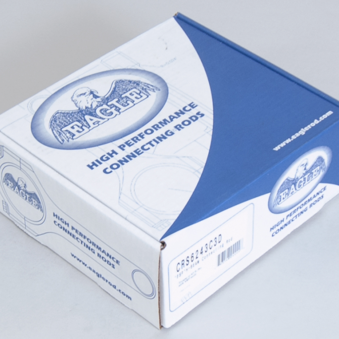 Eagle CRS6243C3D - EAGCRS6243C3D - Eagle Chrysler 5.7/6.1L Hemi 6.243in 4340 H-Beam Connecting Rods w/ .945 Pin (Set of 8) - Shipped in Europe - Tuningsupply.com