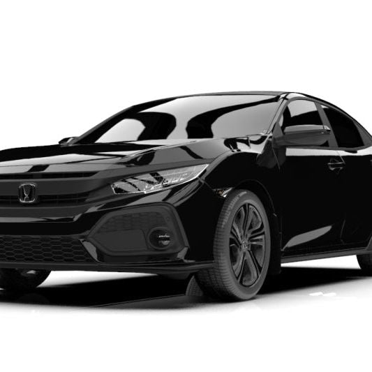 Rally Armor MF51-UR-BLK/RD - RALMF51-UR-BLK/RD - Rally Armor 17-19 Honda Civic Sport/Sport Touring Black UR Mud Flap w/Red Logo - Shipped in Europe - Tuningsupply.com