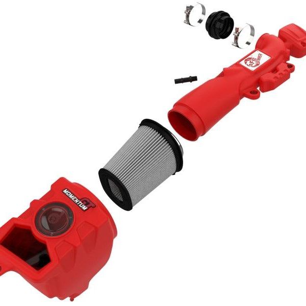 aFe 51-76217-R - AFE51-76217-R - aFe Momentum GT Pro DRY S Cold Air Intake System 2018+ Jeep Wrangler (JL) V6 3.6L (Red Edition) - Shipped in Europe - Tuningsupply.com