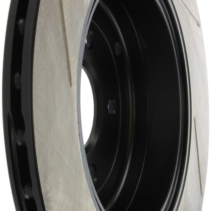 Stoptech 126.51035SL - STO126.51035SL - StopTech Power Slot 10 Hyundai Genesis Coupe Track Rear Left Slotted Rotor - Shipped in Europe - Tuningsupply.com