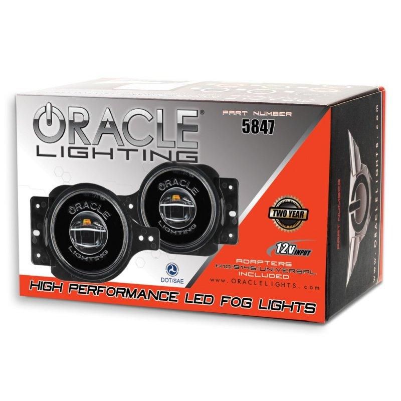 ORACLE Lighting 5847-001 - ORL5847-001 - Oracle Jeep Wrangler JL/Gladiator JT Sport High Performance W LED Fog Lights - White - Shipped in Europe - Tuningsupply.com