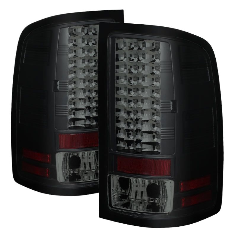 SPYDER 5078186 - SPY5078186 - Spyder GMC Sierra 07-13 (Not 3500 Dually 4 Rear Wheels)LED Tail Lights Blk Smke ALT-YD-GS07-LED-BSM - Shipped in Europe - Tuningsupply.com