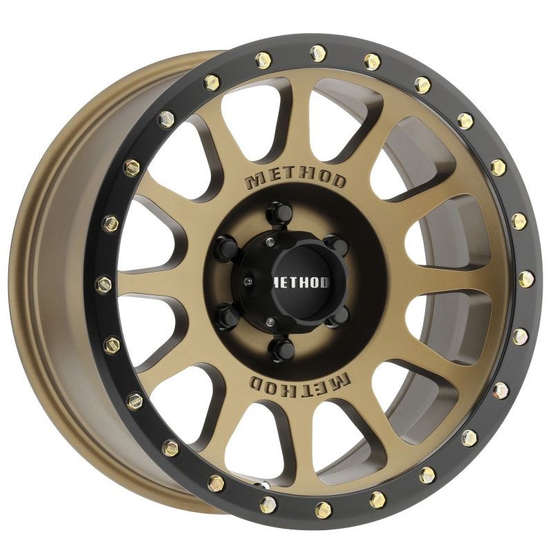 Method Wheels MR30589060900 - MRWMR30589060900 - Method MR305 NV 18x9 0mm Offset 6x5.5 108mm CB Method Bronze/Black Street Loc Wheel - Shipped in Europe - Tuningsupply.com