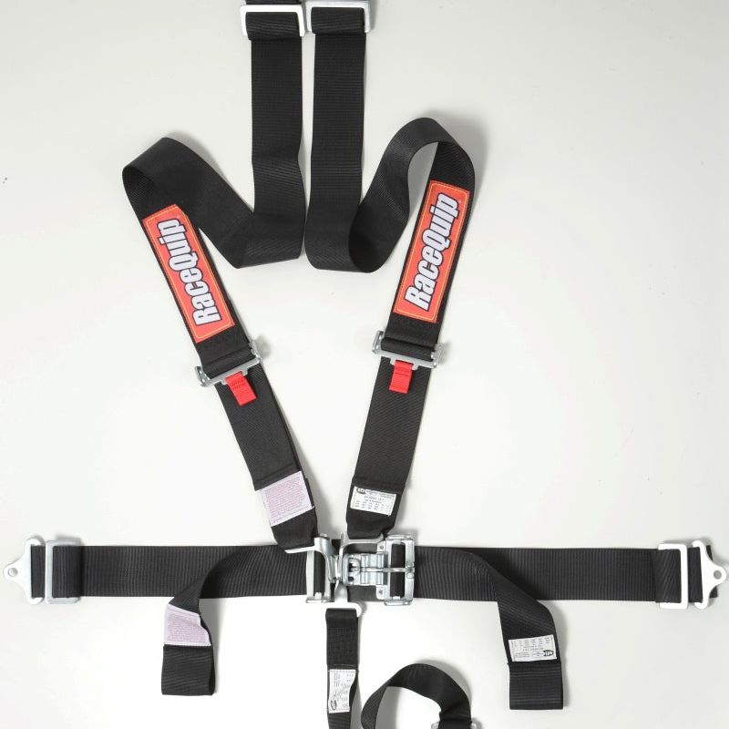 Racequip 711001 - RQP711001 - RaceQuip Black L & L 5pt Seat Belt - Shipped in Europe - Tuningsupply.com