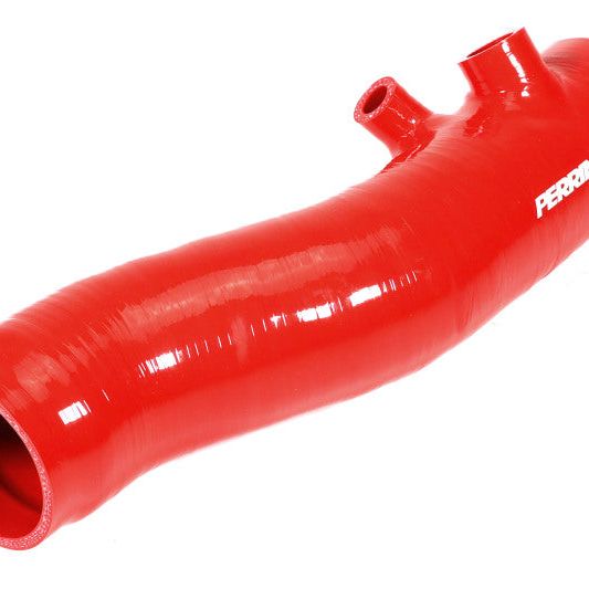 Perrin Performance PSP-INT-425RD - PERPSP-INT-425RD - PERRIN 22-24 Subaru WRX / 20-25 LGT & OBXT Turbo Inlet Hose w/Turbo Adapter Flange (Long) - Red - Shipped in Europe - Tuningsupply.com