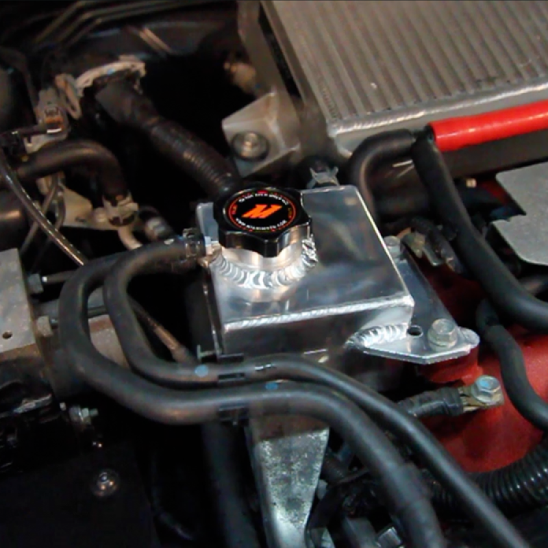 Mishimoto MMRT-WRX-01E - MISMMRT-WRX-01E - Mishimoto Subaru 02-07 WRX/ 04-14 STI WRX/STI Aluminum Coolant Expansion Tank - Shipped in Europe - Tuningsupply.com