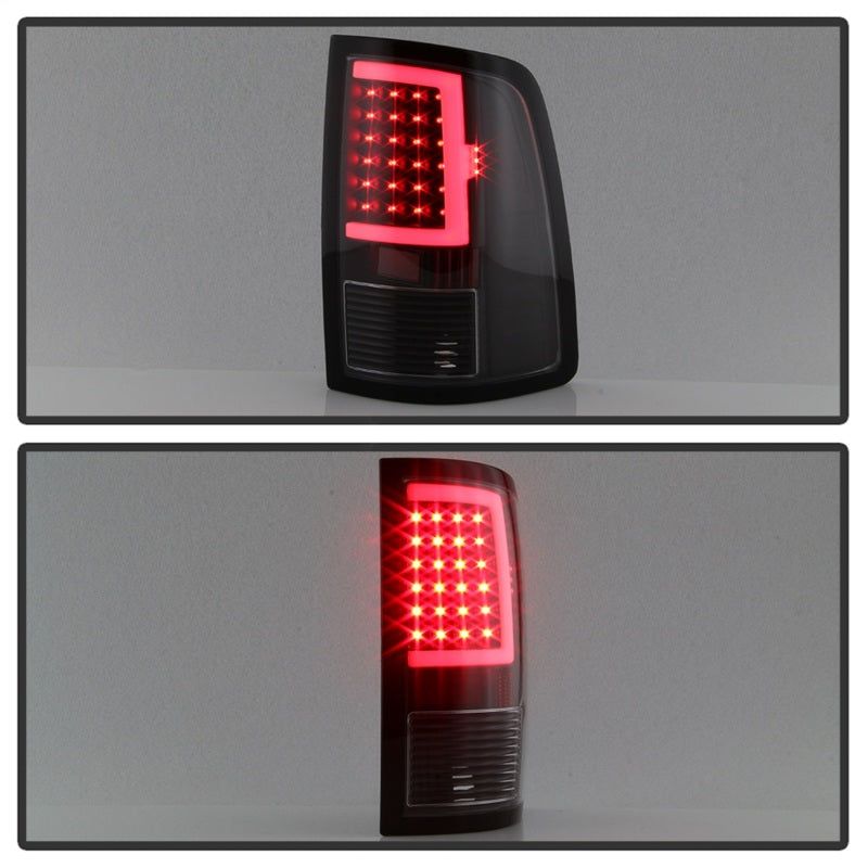 SPYDER 9041013 - SPY9041013 - xTune 13-18 Dodge Ram 1500 LED Tail Lights - Black (ALT-ON-DRAM13V2-LBLED-BK) - Shipped in Europe - Tuningsupply.com