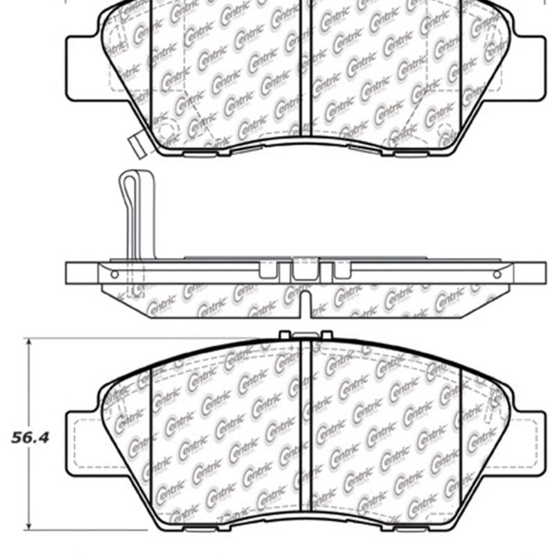 Stoptech 309.13940 - STO309.13940 - StopTech Performance 09-17 Honda Fit Front Brake Pads - Shipped in Europe - Tuningsupply.com
