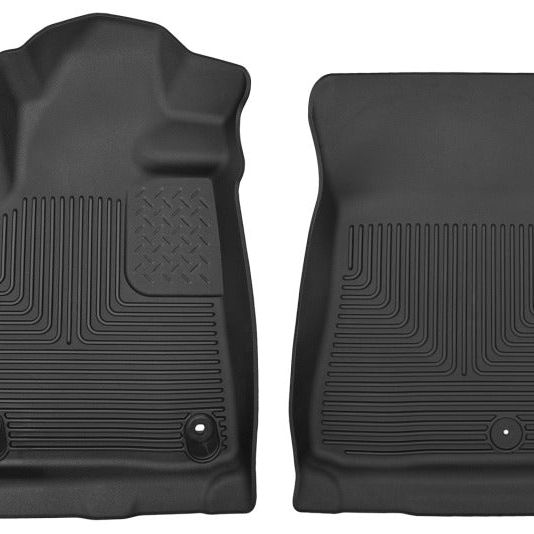 Husky Liners 53711 - HSL53711 - Husky Liners 12-14 Toyota Tundra Pickup(Crew / Ext / Std Cab) X-Act Contour Black Front Floor Liners - Shipped in Europe - Tuningsupply.com