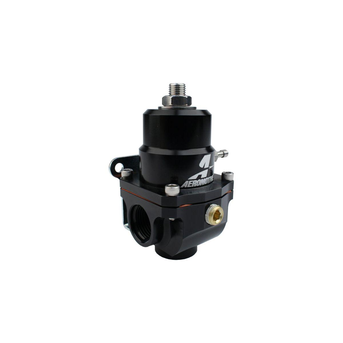 Aeromotive 13303 - AER13303 - Aeromotive Adjustable Regulator - 35-75PSI - .188 Valve - (2) -08 Inlets/-08 Return - Shipped in Europe - Tuningsupply.com