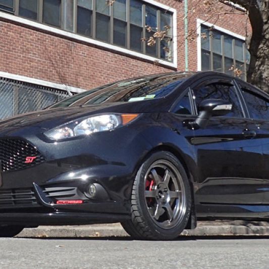 Rally Armor MF29-UR-BLK/WH - RALMF29-UR-BLK/WH - Rally Armor 13-19 Ford Fiesta ST Black UR Mud Flap w/White Logo - Shipped in Europe - Tuningsupply.com