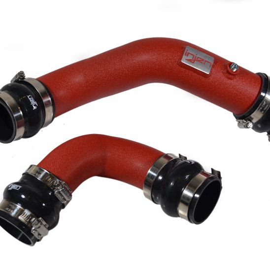 Injen SES1582ICPWR - INJSES1582ICPWR - Injen 17-19 Honda Civic Type-R Aluminum Intercooler Piping Kit - Wrinkle Red - Shipped in Europe - Tuningsupply.com