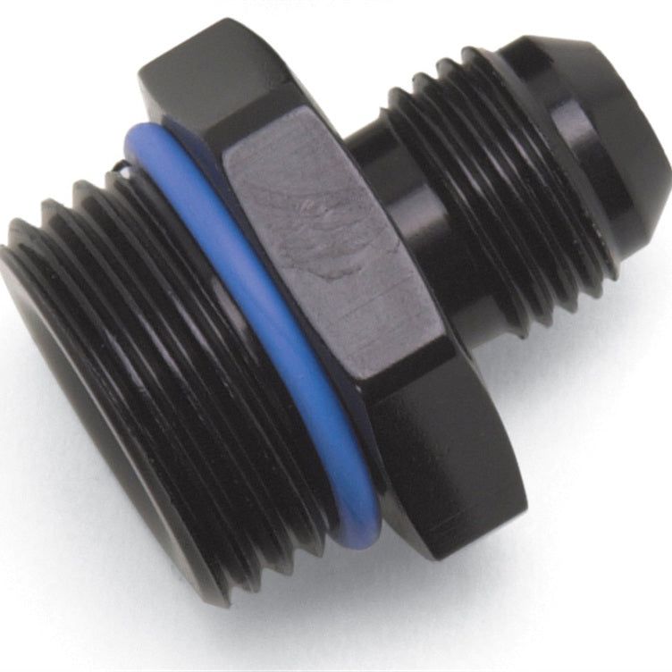 Russell 670940 - RUS670940 - Russell Performance -10 AN Male Flare to -8 SAE Male Port Adapter Fitting - Black Anodized - Shipped in Europe - Tuningsupply.com