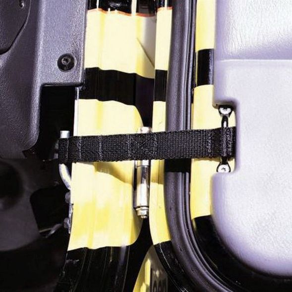 Rampage 769401 - RAM769401 - Rampage 1976-1983 Jeep CJ5 Adjustable Door Strap - Black - Shipped in Europe - Tuningsupply.com