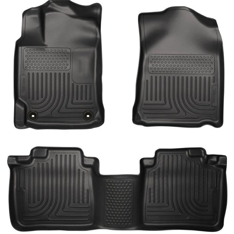 Husky Liners 98901 - HSL98901 - Husky Liners 2012 Toyota Camry WeatherBeater Combo Black Floor Liners - Shipped in Europe - Tuningsupply.com