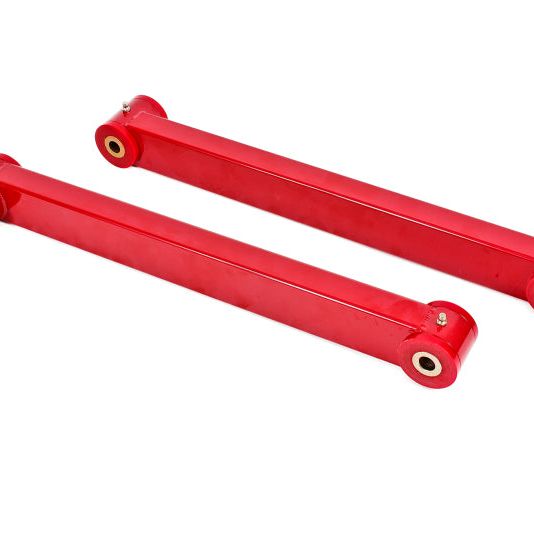 BMR Suspension TCA019R - BMRTCA019R - BMR 05-14 S197 Mustang Non-Adj. Boxed Lower Control Arms (Polyurethane) - Red - Shipped in Europe - Tuningsupply.com