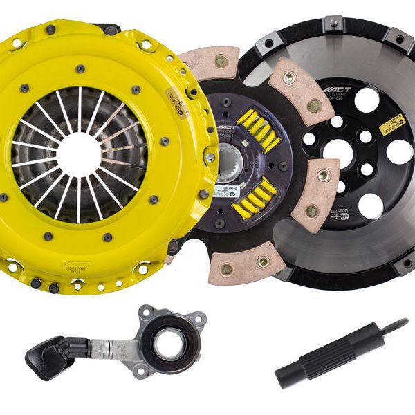 ACT FF5-HDG6 - ACTFF5-HDG6 - ACT 16-17 Ford Focus RS HD/Race Sprung 6 Pad Clutch Kit - Shipped in Europe - Tuningsupply.com