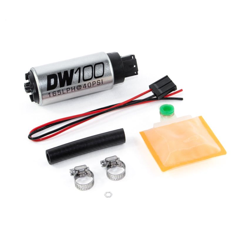 DeatschWerks 9-101-1000 - DWK9-101-1000 - DeatschWerks 165 LPH In-Tank Fuel Pump w/ Universal Install Kit - Shipped in Europe - Tuningsupply.com