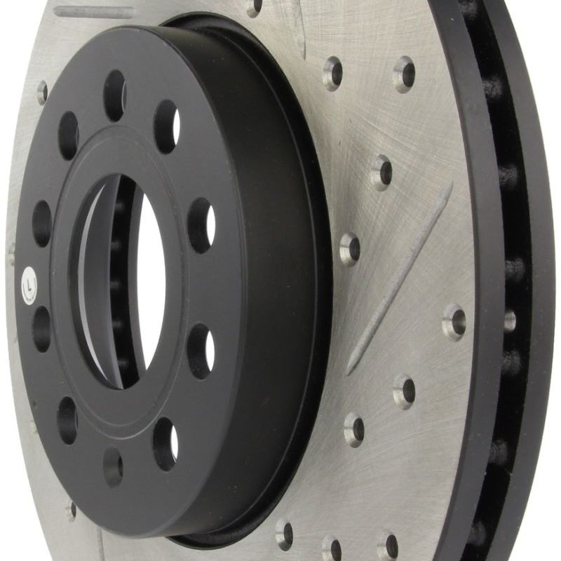 Stoptech 127.33110L - STO127.33110L - StopTech Slotted & Drilled Sport Brake Rotor - Shipped in Europe - Tuningsupply.com