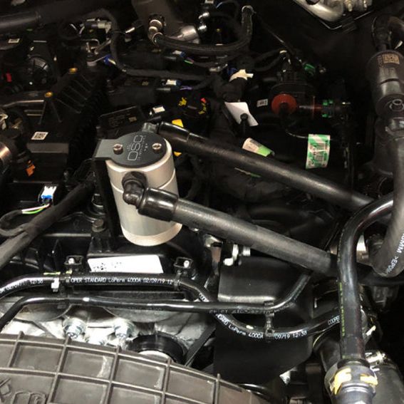 J&L 3037D-C - JLT3037D-C - J&L 2019-2024 Ford Ranger 2.3L Driver Side Oil Separator 3.0 - Clear Anodized - Shipped in Europe - Tuningsupply.com