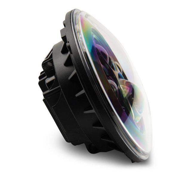 Raxiom J108042 - RAXJ108042 - Raxiom 97-18 Jeep Wrangler TJ/JK Axial Series LED Daymaker Headlights- Black Housing (Clear Lens) - Shipped in Europe - Tuningsupply.com