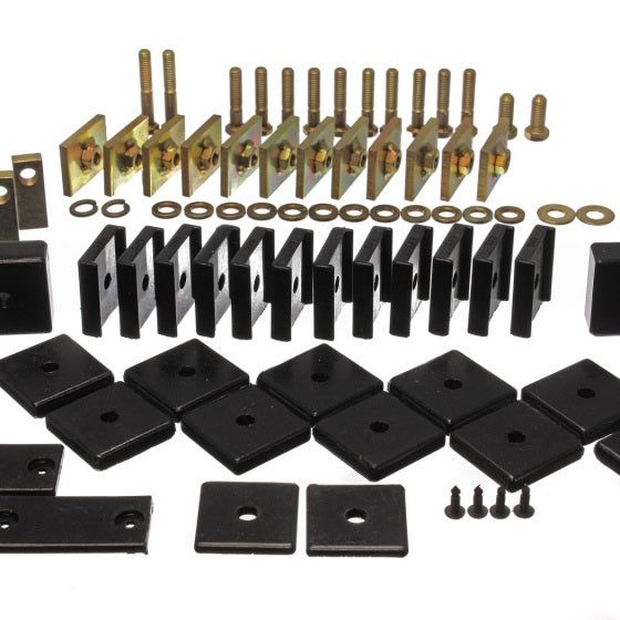 Energy Suspension 8.4104G - ENG8.4104G - Energy Suspension Toy Land Cruiser Body Mount Set - Black - Shipped in Europe - Tuningsupply.com