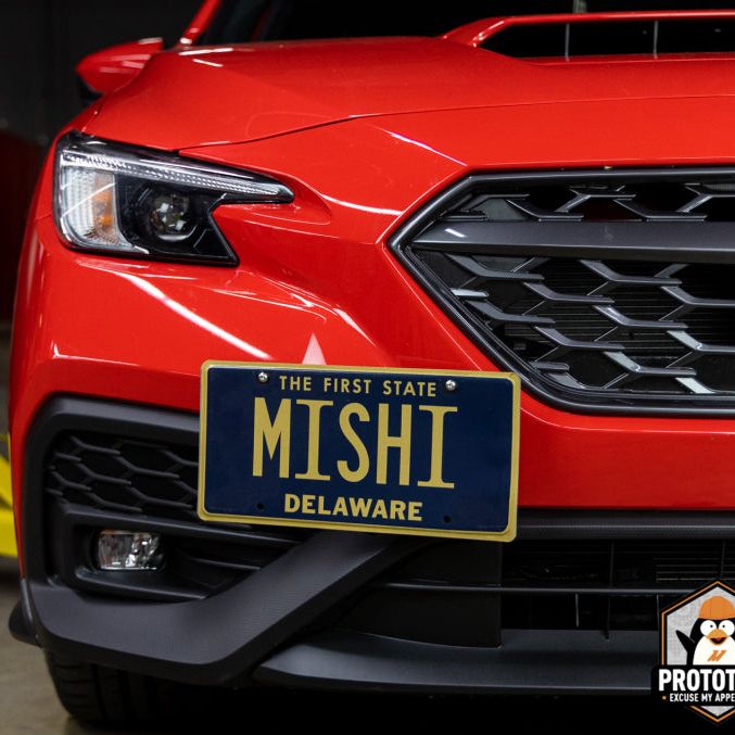 Mishimoto MMLP-WRX-22 - MISMMLP-WRX-22 - Mishimoto 2022+ Subaru WRX License Plate Relocation Kit - Shipped in Europe - Tuningsupply.com