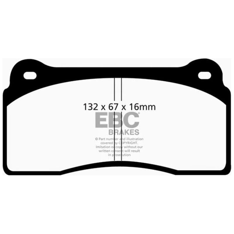 EBC DP51110NDX - EBCDP51110NDX - EBC 99-03 Aston Martin DB7 5.9 Bluestuff Front Brake Pads - Shipped in Europe - Tuningsupply.com