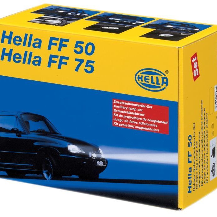 Hella LA008284801 - HELLA008284801 - Hella FF75 Series H7 12V/55W Hallogen Fog Lamp Kit - Shipped in Europe - Tuningsupply.com