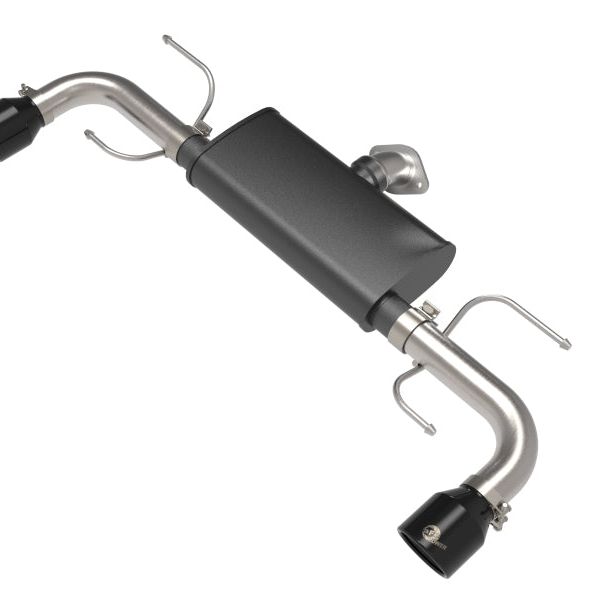 aFe 49-37021-B - AFE49-37021-B - aFe Takeda 17-21 Mazda CX-5 2.5L (t) 2.5in. SS Axle-Back Exhaust System w/Black Tips - Shipped in Europe - Tuningsupply.com