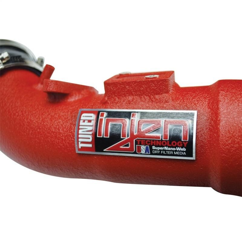 Injen SP1583WR - INJSP1583WR - Injen 17-19 Honda Civic Type R 2.0T Wrinkle Red Short Ram Air Intake - Shipped in Europe - Tuningsupply.com
