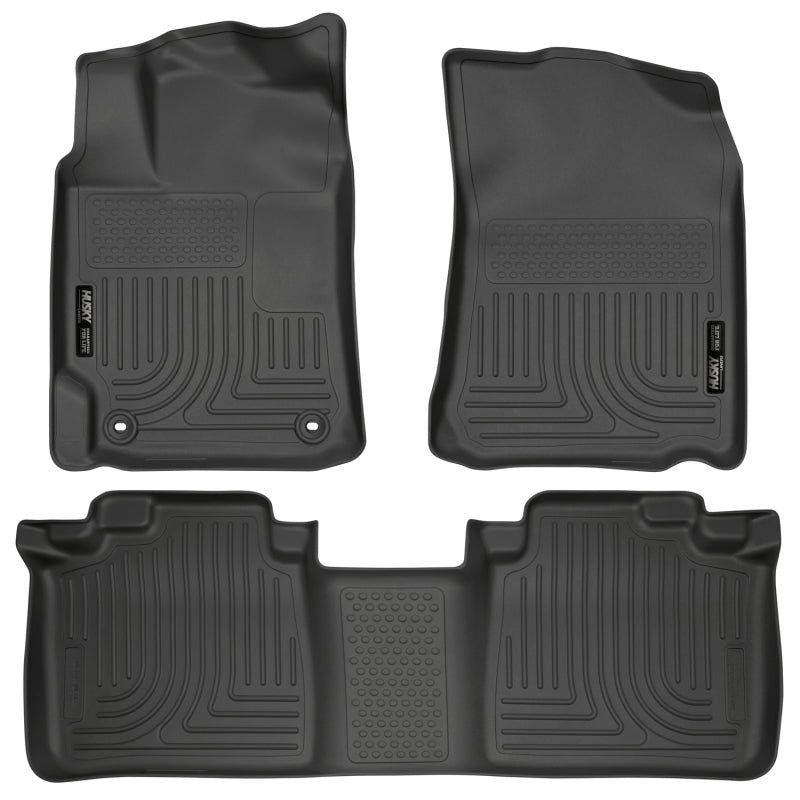 Husky Liners 98901 - HSL98901 - Husky Liners 2012 Toyota Camry WeatherBeater Combo Black Floor Liners - Shipped in Europe - Tuningsupply.com