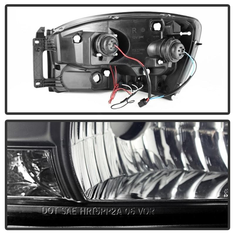 SPYDER 5078391 - SPY5078391 - Spyder Dodge Ram 1500 06-08 06-09 Projector Headlights LED Halo LED Blk Smke PRO-YD-DR06-HL-BSM - Shipped in Europe - Tuningsupply.com