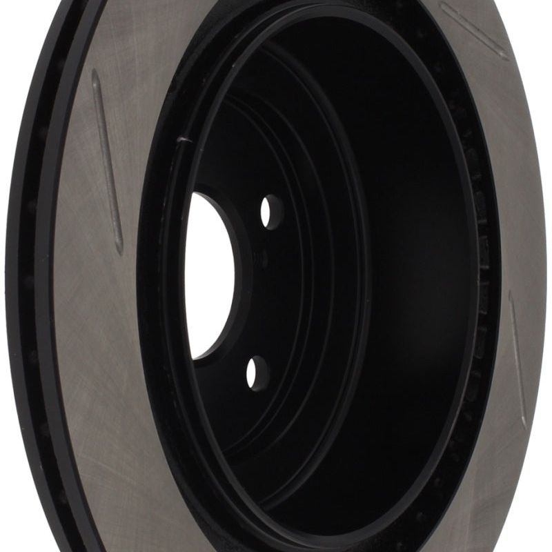 Stoptech 126.47025SR - STO126.47025SR - StopTech Power Slot 06-07 WRX / 05-08 LGT Rear Right Slotted Rotor - Shipped in Europe - Tuningsupply.com