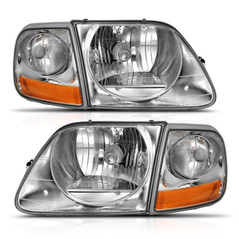 ANZO 111438 - ANZ111438 - ANZO 1997-2003 Ford F-150 Crystal Headlight G2 Clear With Parking Light - Shipped in Europe - Tuningsupply.com
