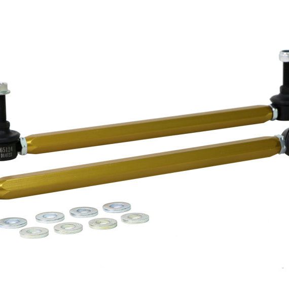Whiteline KLC151 - WHLKLC151 - Whiteline 06/05+ Ford Focus LS / 05/09+ Mazda 3 BK Front Swaybar Link Kit H/Duty Adj Steel Ball - Shipped in Europe - Tuningsupply.com