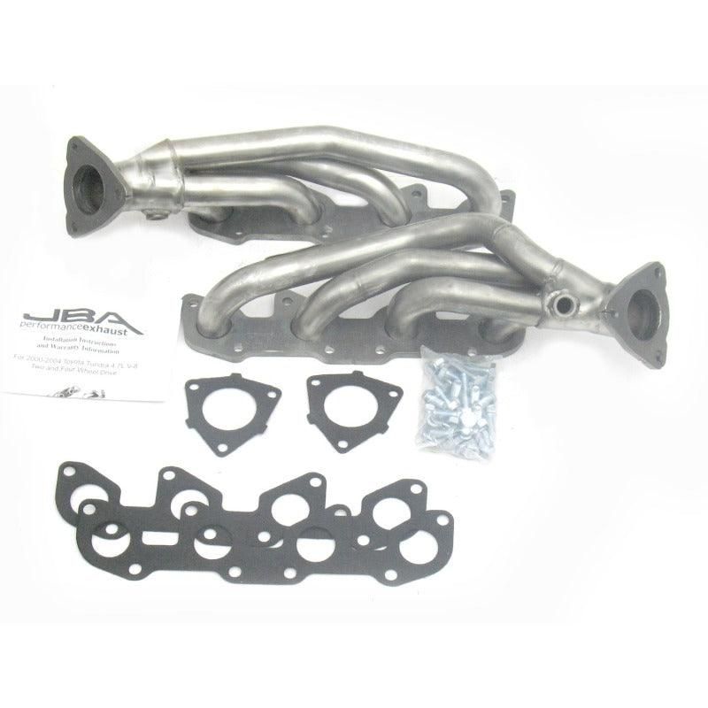 JBA 2010S - JBA2010S - JBA 00-04 Toyota 4.7L V8 1-1/2in Primary Raw 409SS Cat4Ward Header - Shipped in Europe - Tuningsupply.com