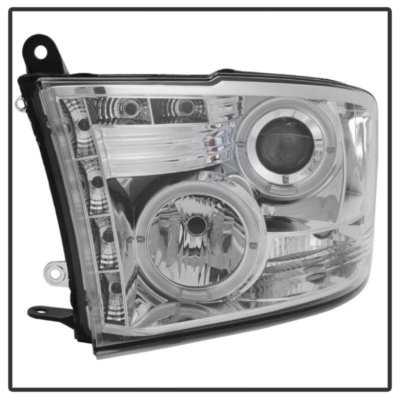 SPYDER 5010049 - SPY5010049 - Spyder Dodge Ram 1500 09-14 10-14 Projector Headlights Halogen- LED Halo LED - Chrm PRO-YD-DR09-HL-C - Shipped in Europe - Tuningsupply.com