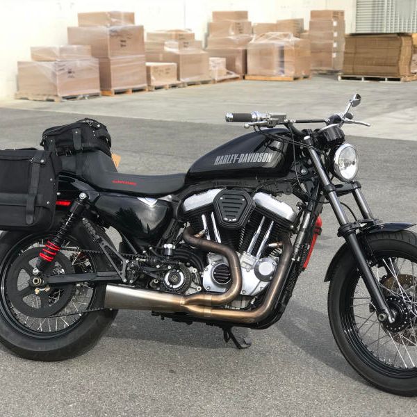 Burly Brand B15-1000D - BURB15-1000D - Burly Brand Voyager Saddlebag Each - Dark Oak - Shipped in Europe - Tuningsupply.com