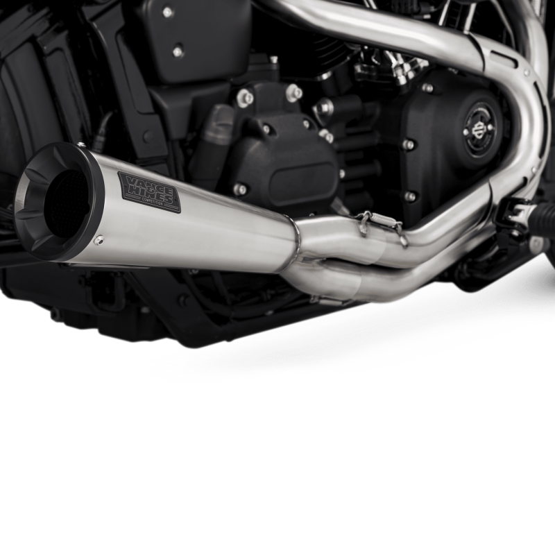 Vance and Hines 27325 - VAH27325 - Vance & Hines HD Dyna 91-17 Upsweep SS 2-1 PCX Full System Exhaust - Shipped in Europe - Tuningsupply.com