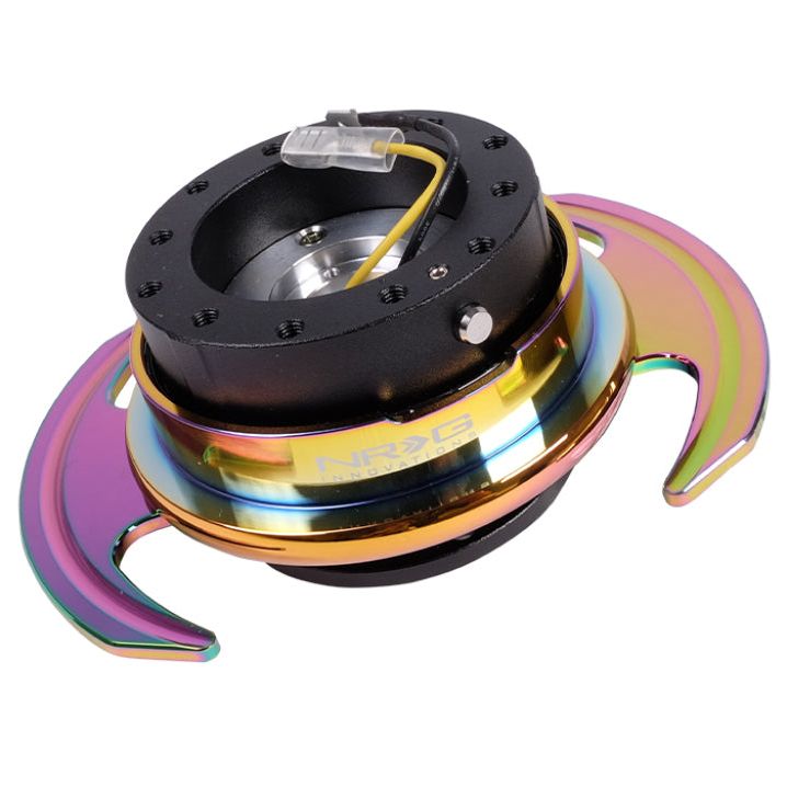 NRG SRK-650BK-MC - NRGSRK-650BK-MC - NRG Quick Release Kit Gen 3.0 - Neochrome - Shipped in Europe - Tuningsupply.com