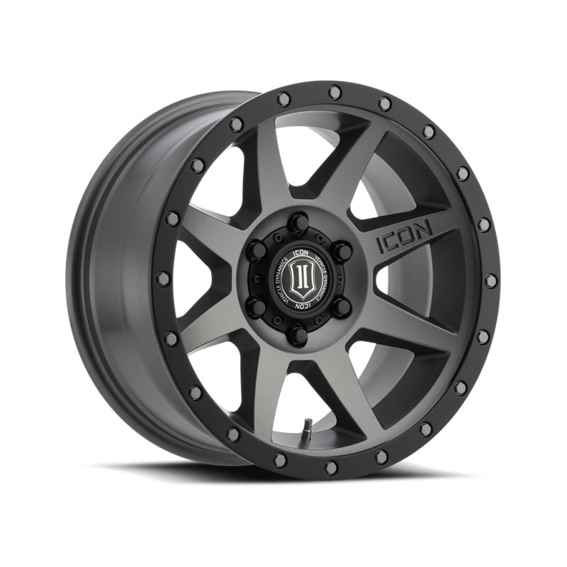 ICON 21817858347TT - ICO21817858347TT - ICON Rebound Pro 17x8.5 6x5.5 0mm Offset 4.75in BS 106.1mm Bore Titanium Wheel - Shipped in Europe - Tuningsupply.com