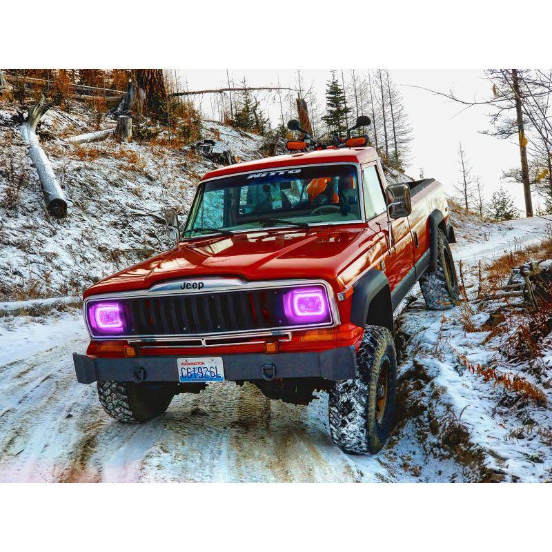 ORACLE Lighting 6908-333 - ORL6908-333 - Oracle Pre-Installed Lights 7x6 IN. Sealed Beam - ColorSHIFT Halo - Shipped in Europe - Tuningsupply.com