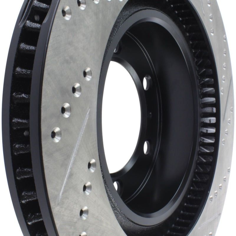 Stoptech 127.44174R - STO127.44174R - StopTech Slotted & Drilled Sport Brake Rotor - Shipped in Europe - Tuningsupply.com