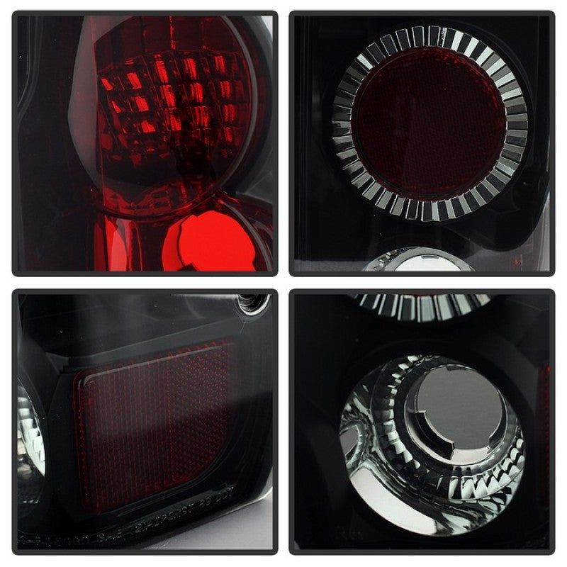 SPYDER 5078155 - SPY5078155 - Spyder Ford F150 87-96/Ford Bronco 88-96 Euro Style Tail Lights Black Smoke ALT-YD-FF15089-BSM - Shipped in Europe - Tuningsupply.com