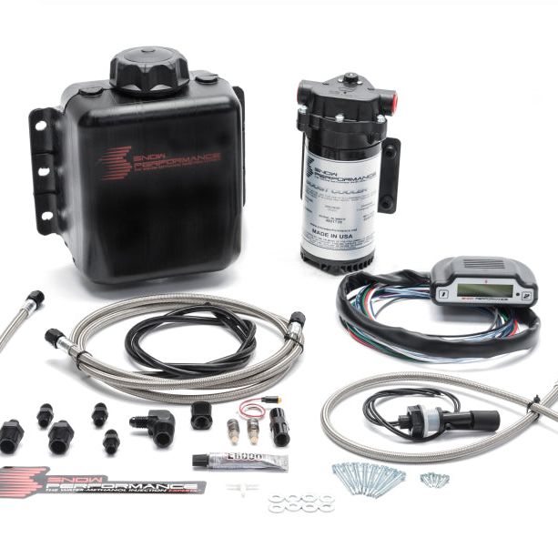 Snow Performance SNO-320-BRD - SNOSNO-320-BRD - Snow Performance Stg 3 Boost Cooler DI 2D MAP Prog. Water Injection Kit (SS Braided Line & 4AN) - Shipped in Europe - Tuningsupply.com