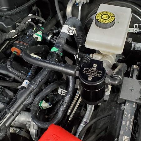 J&L 3075P-B - JLT3075P-B - J&L 2021.5-2024 Ford Bronco 2.3L EcoBoost Oil Separator 3.0 Passenger Side - Black Anodized - Shipped in Europe - Tuningsupply.com