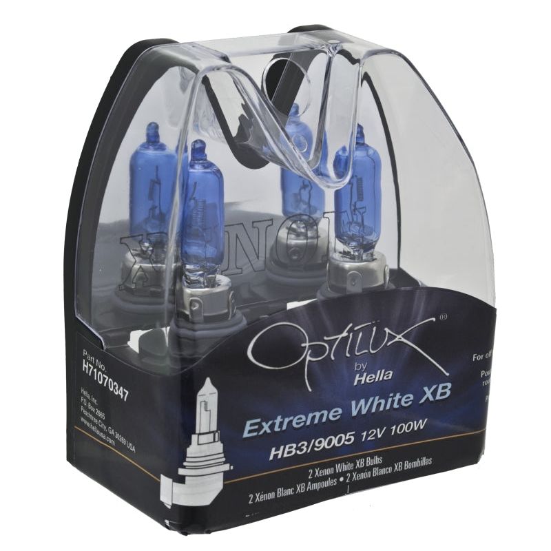 Hella LAH71070347 - HELLAH71070347 - Hella HB3 9005 12V 100W Xenon White XB Bulb (Pair) - Shipped in Europe - Tuningsupply.com